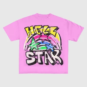 Hellstar Graphic Pink T-Shirt