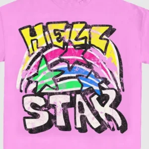 Hellstar Graphic Pink T-Shirt