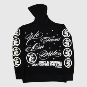 Hellstar Studios Records Amercian Hoodie Black